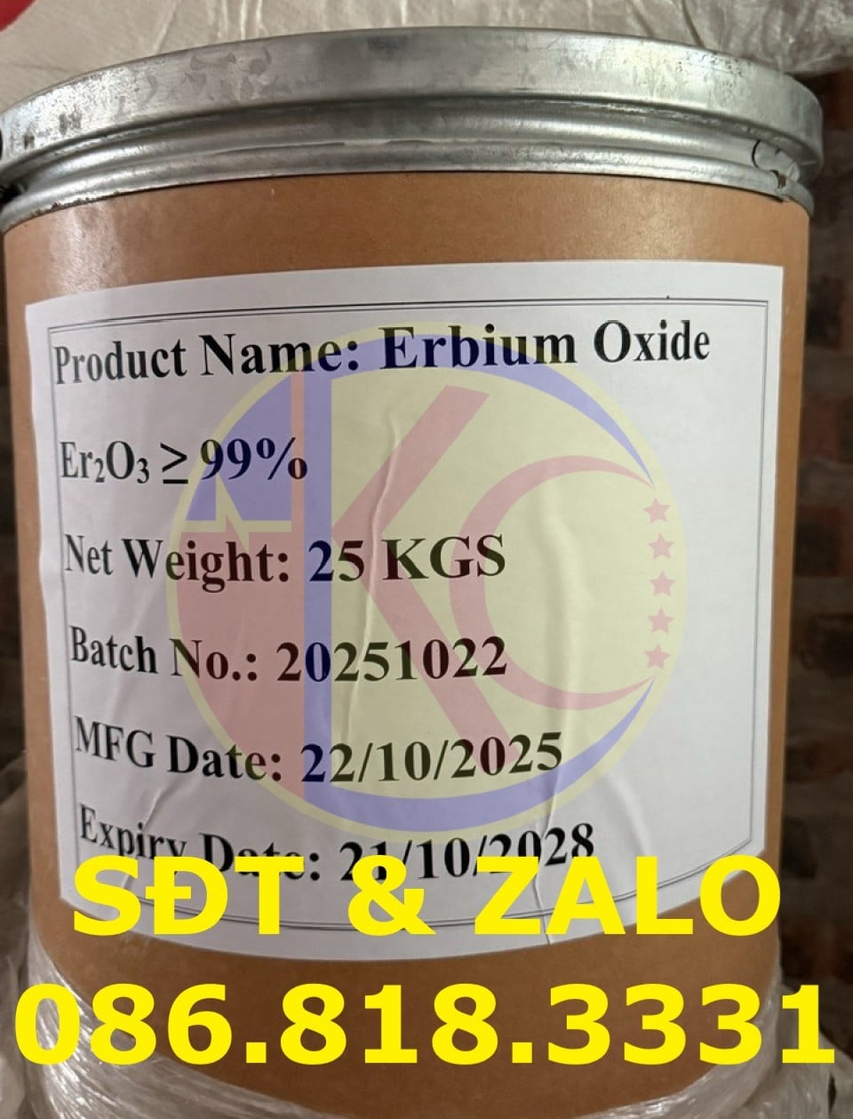 Mua bán hóa chất Erbium Oxide - Er2O3