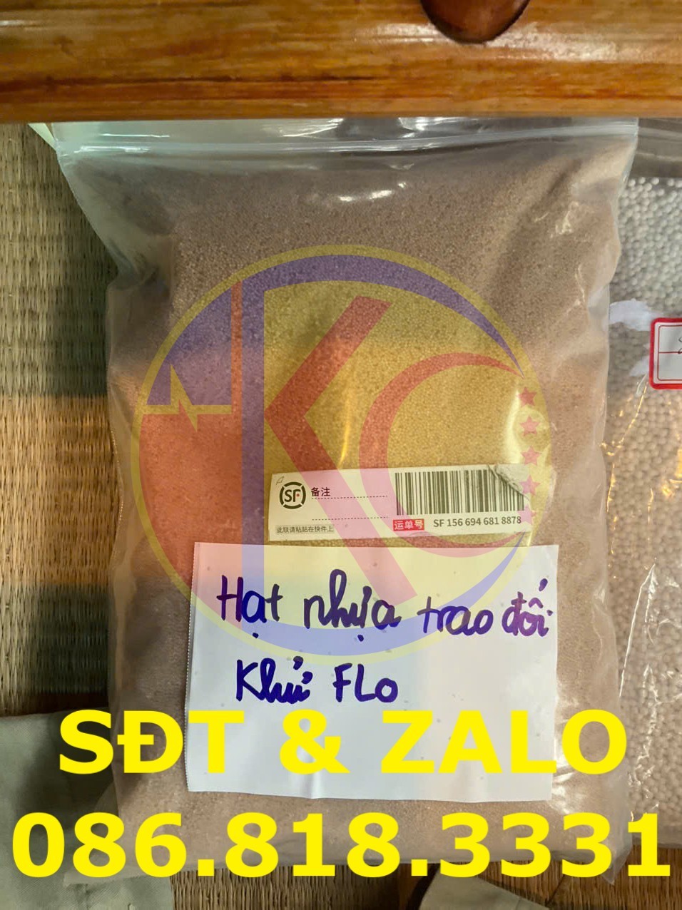 Hạt nhựa trao đổi khử flo