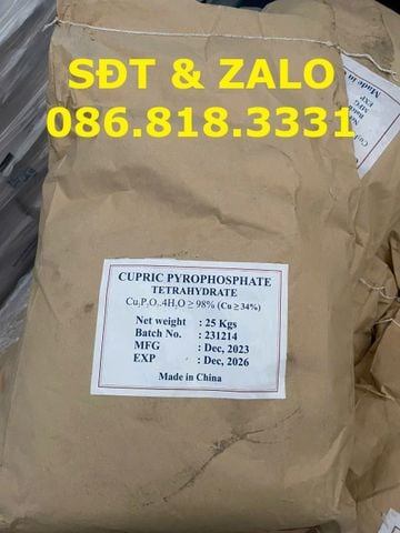 Copper pyrophosphate Plating Bath - Mạ đồng không xyanua