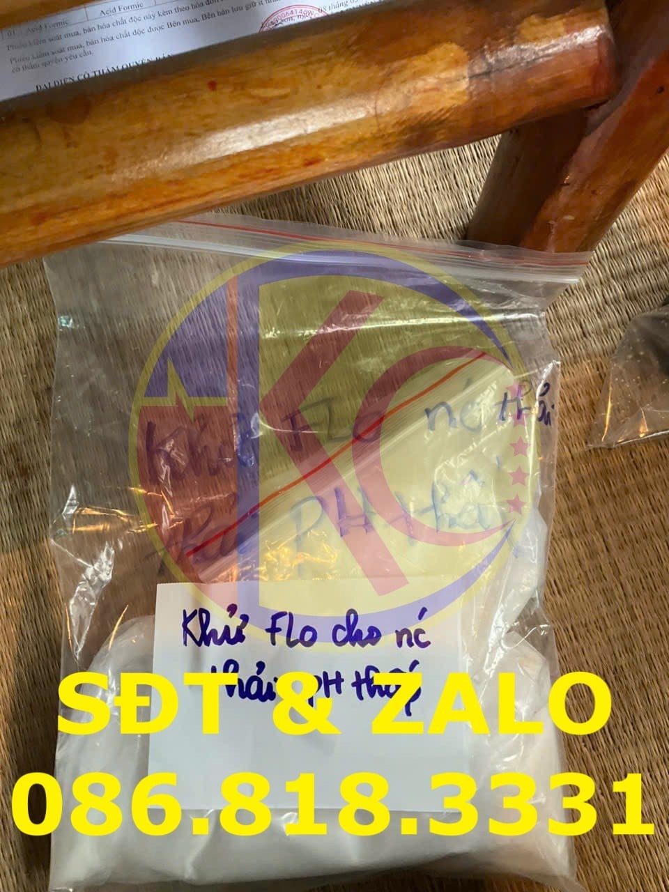 Hóa chất khử flo cho nước thải pH thấp