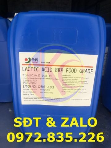 Acid Lactic có phải chất bảo quản tự nhiên không?