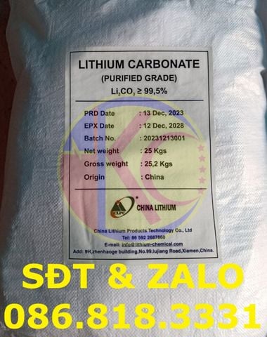 Mua bán hóa chất Lithium Carbonate - Li2CO3