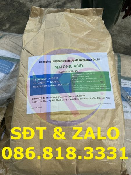 Malonic Acid - C3H4O4 là gì?