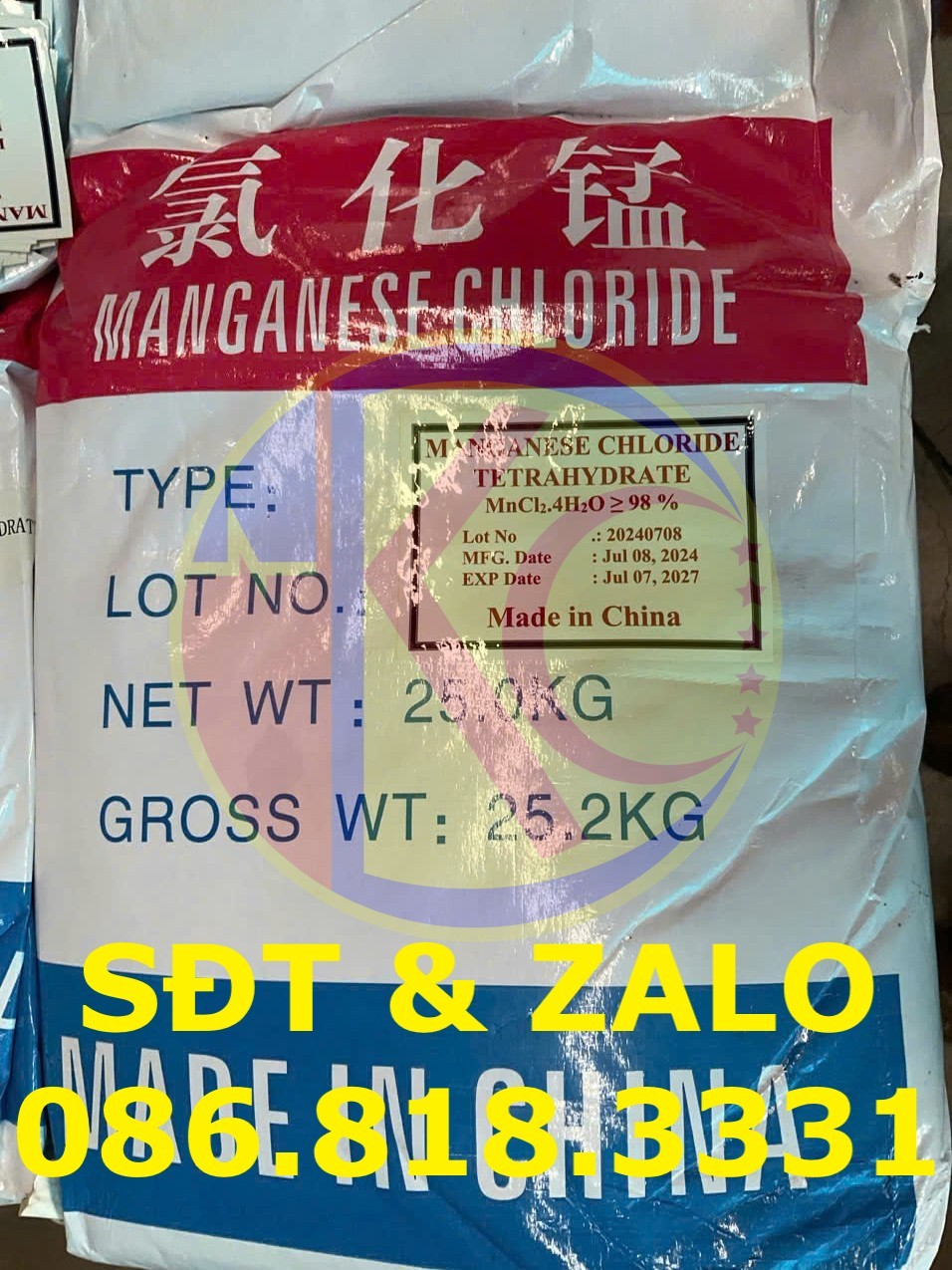 Mua bán hóa chất Manganese Chloride - MnCl2