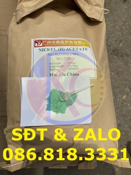 Nickel Acetate trong xử lý kim loại