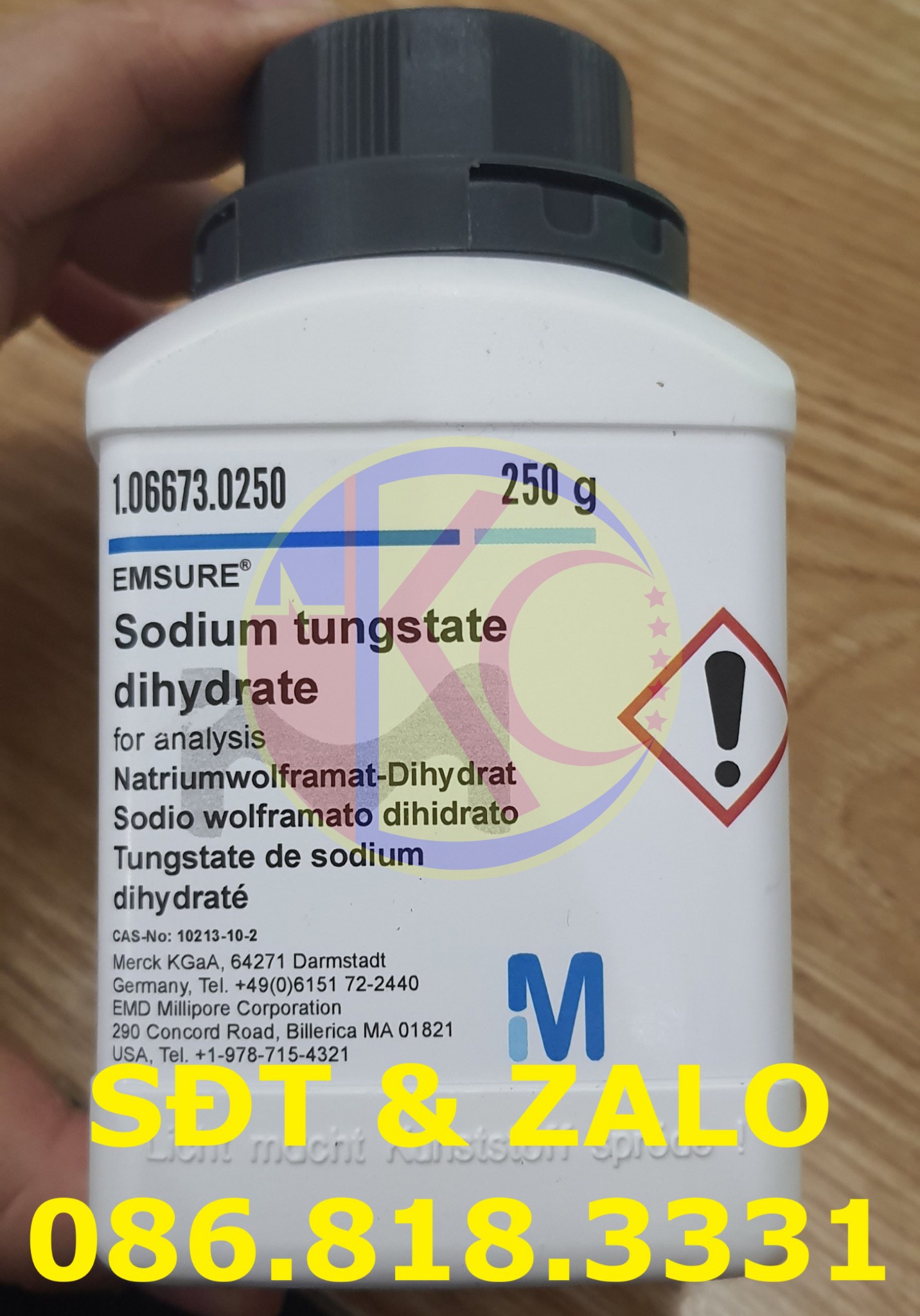 Sodium Tungstate trong sản xuất khăn lạnh
