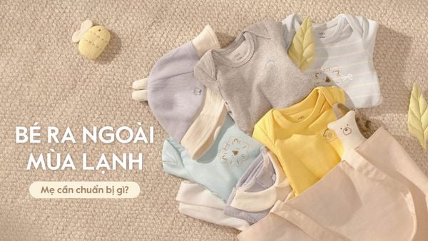 Những món đồ cần có khi cho bé Newborn ra ngoài mùa lạnh