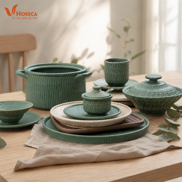 BỘ SƯU TẬP BAMBOO - NÉT MỘC MẠC TRONG KHÔNG GIAN ẨM THỰC HIỆN ĐẠI