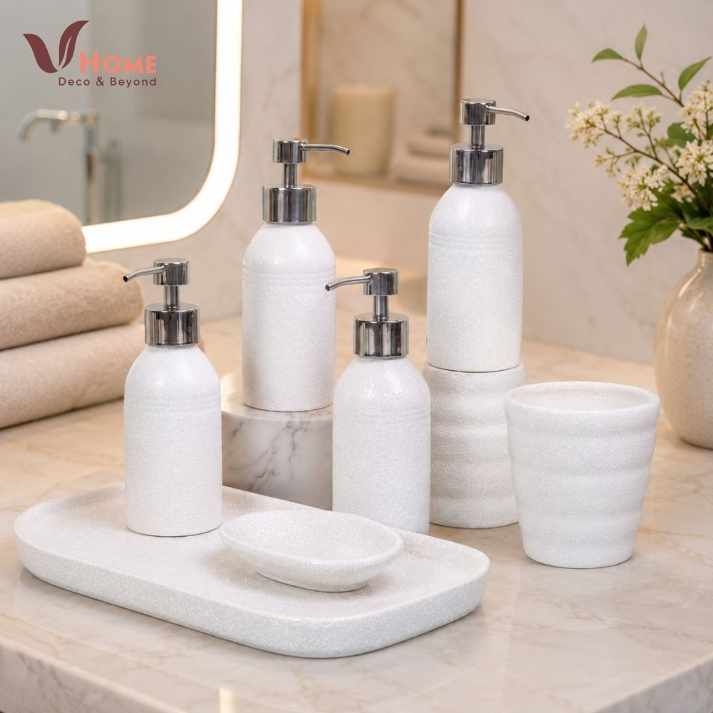 🫧🤍 BỘ NHÀ TẮM V HOME - MANG CẢM GIÁC THƯ THÁI NHƯ Ở SPA VỀ NHÀ 🤍🫧
