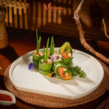 🍽️ DĨA TRÒN VÀNH ĐỨNG CẮT GÓC - NÉT TỐI GIẢN TẠO NÊN KHÁC BIỆT