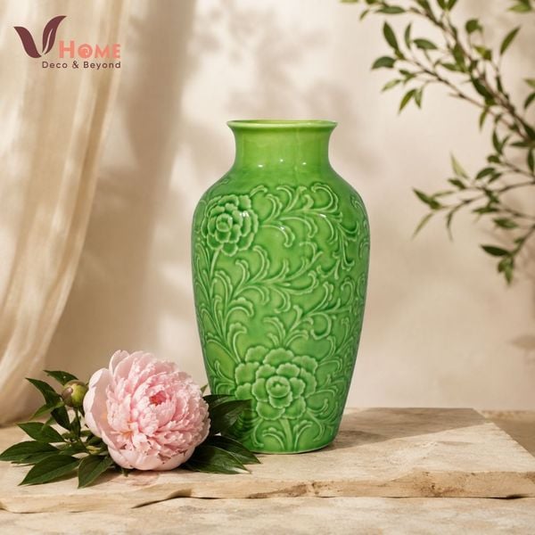 🍁 BÌNH HOA MẪU ĐƠN - VẺ ĐẸP CỦA SỰ THANH LỊCH VÀ VIÊN MÃN 🍁