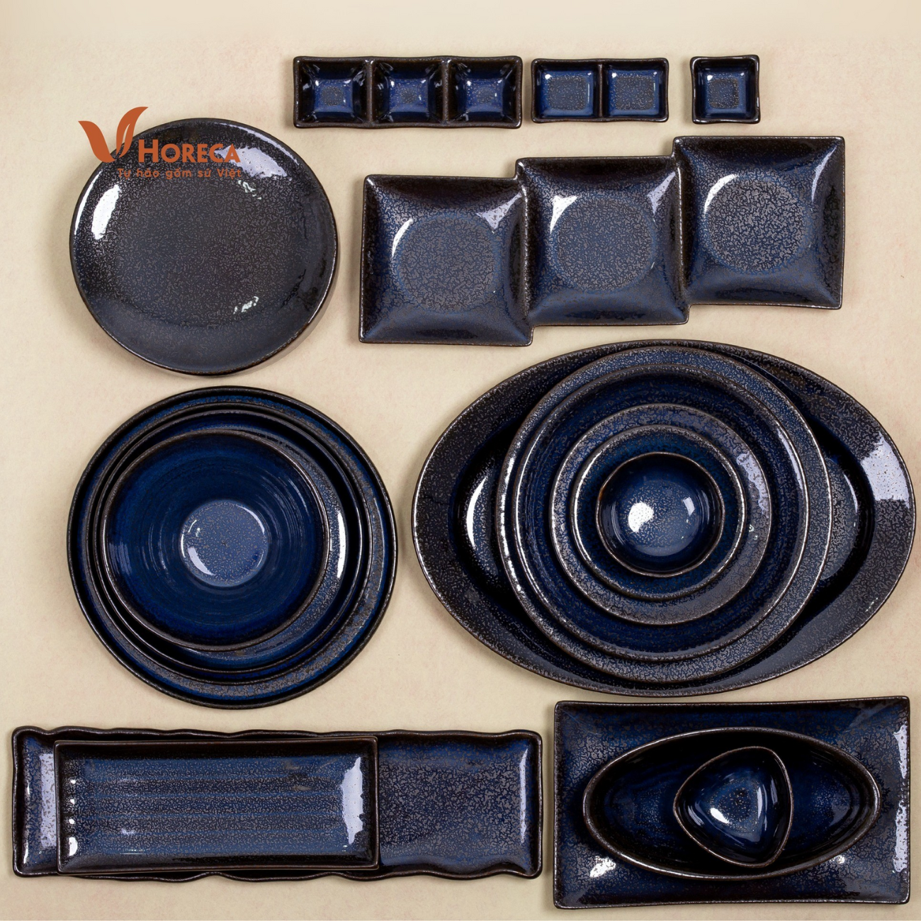 Saphir - Xanh Viền Nâu Ánh Kim Sa #Sparkling, mỗi sản phẩm là một phiên bản độc đáo, riêng biệt.