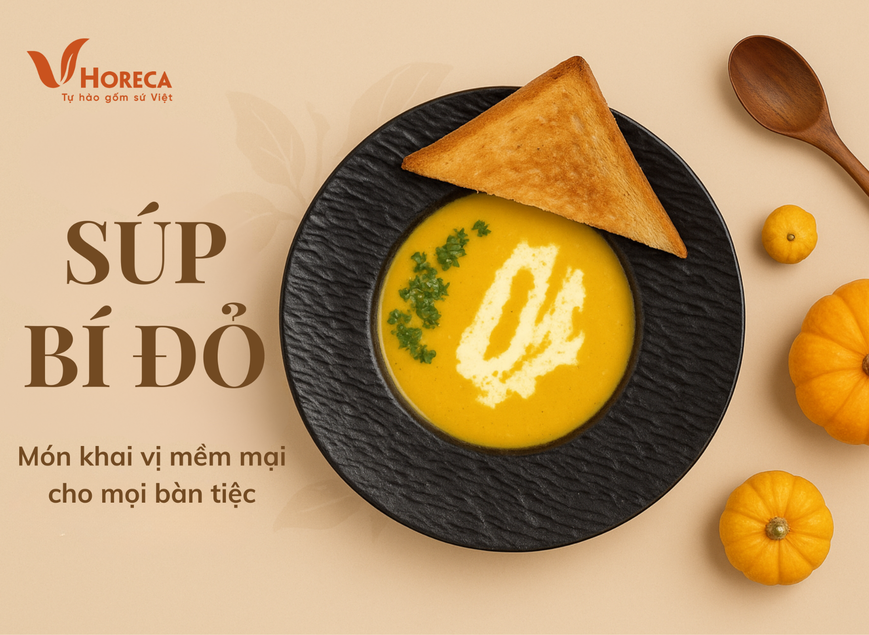 Súp Bí Đỏ – Món Khai Vị Mềm Mại Cho Mọi Bàn Tiệc