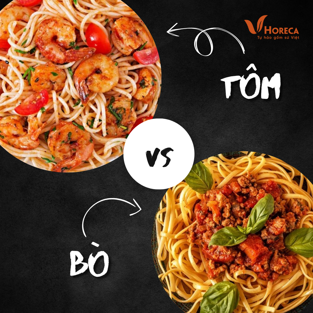 🍝 MÌ Ý - BẠN THÍCH TÔM HAY BÒ?