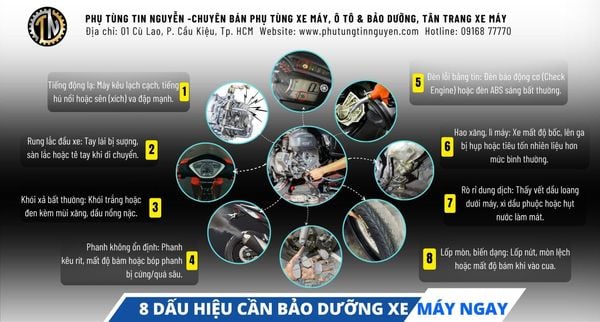 8 DẤU HIỆU CẢNH BÁO: KHI NÀO CHIẾC XE CỦA BẠN CẦN BẢO DƯỠNG KHẨN CẤP?