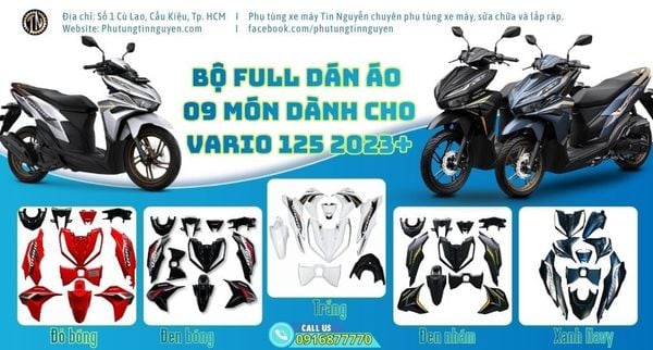**VARIO 125 2023+ – LÊN FULL DÀN ÁO, ĐỔI DIỆN MẠO CỰC CHẤT!**