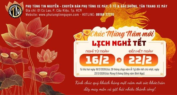 🎊 THÔNG BÁO LỊCH NGHỈ TẾT NGUYÊN ĐÁN XUÂN BÍNH NGỌ 2026