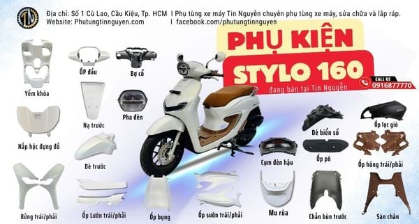 🔥 [ĐANG HOT] TRỌN BỘ PHỤ TÙNG & PHỤ KIỆN CHÍNH HÃNG CHO HONDA STYLO 160 ĐÃ CÓ MẶT TẠI TÍN NGUYỄN! 🔥