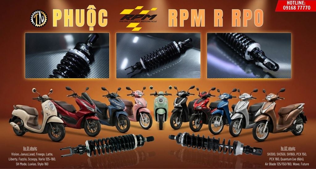 🏍️ ĐẸP HƠN – ÊM HƠN – BỀN HƠN: RPM R RPO ĐANG LÀ SỰ LỰA CHỌN CỦA HÀNG NGÀN ANH EM CHƠI XE
