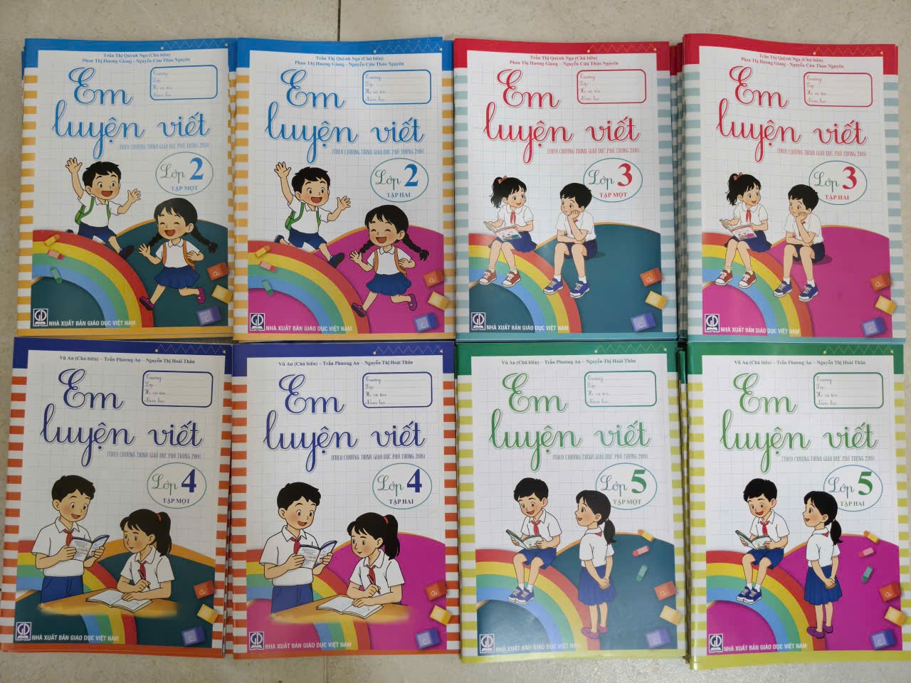 Em luyện viết lớp 1, 2, 3, 4, 5 – Luyện chữ đúng, viết chữ đẹp cho học sinh tiểu học