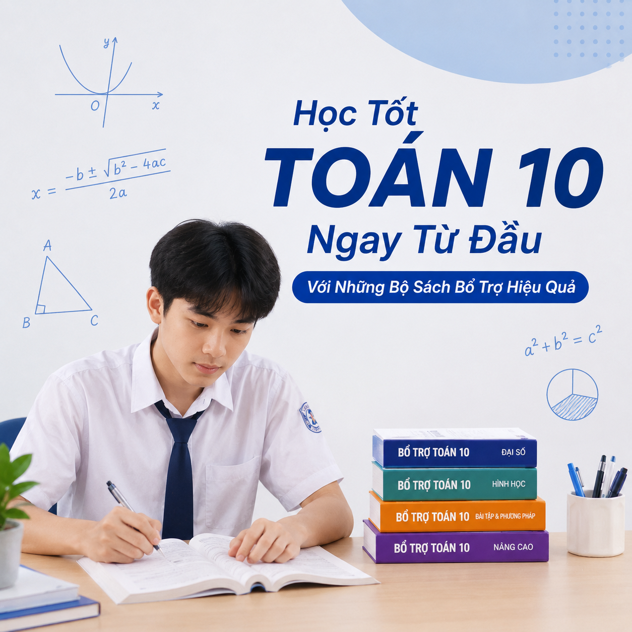 Học Tốt Toán Lớp 10 Ngay Từ Đầu Với Những Bộ Sách Bổ Trợ Hiệu Quả