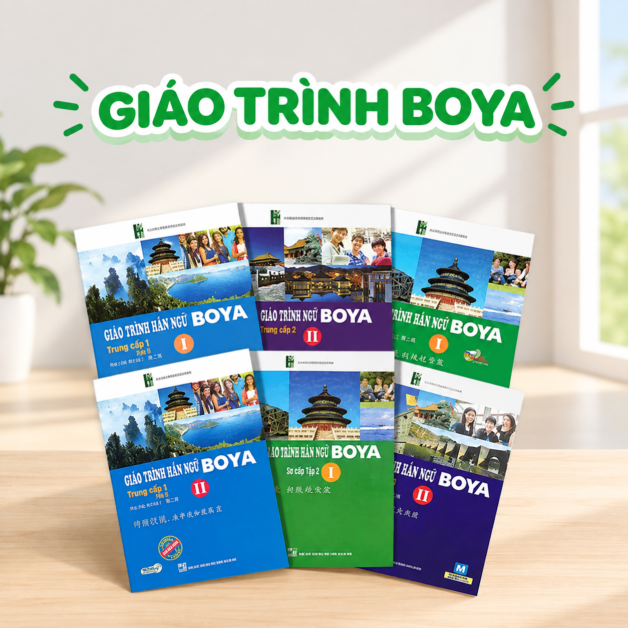 Giới Thiệu Bộ Giáo Trình Hán Ngữ Boya 8 Cuốn Từ Sơ Cấp Đến Trung Cấp