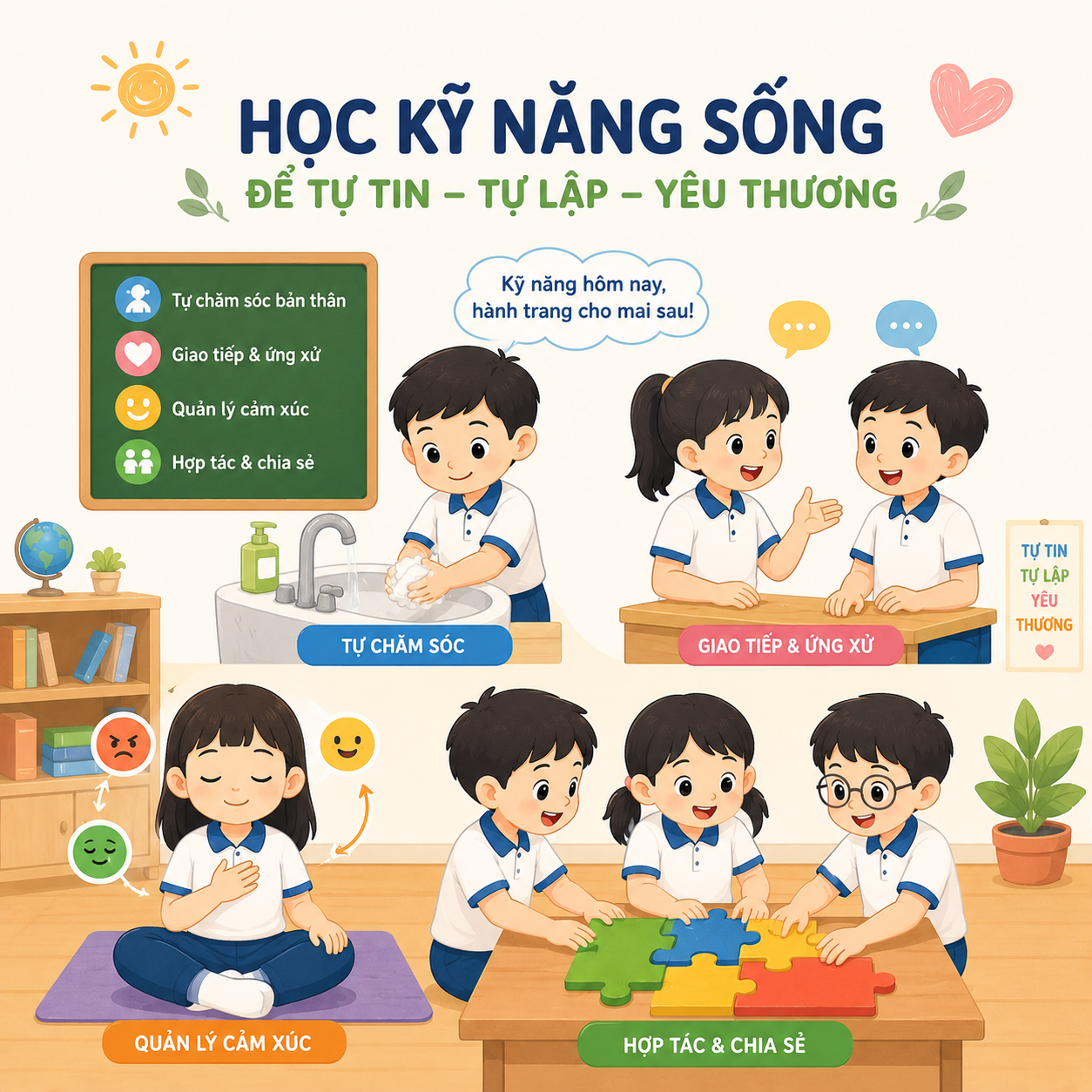 Những Cuốn Sách Giúp Trẻ Biết Yêu Thương, Chia Sẻ Và Tự Tin Hơn