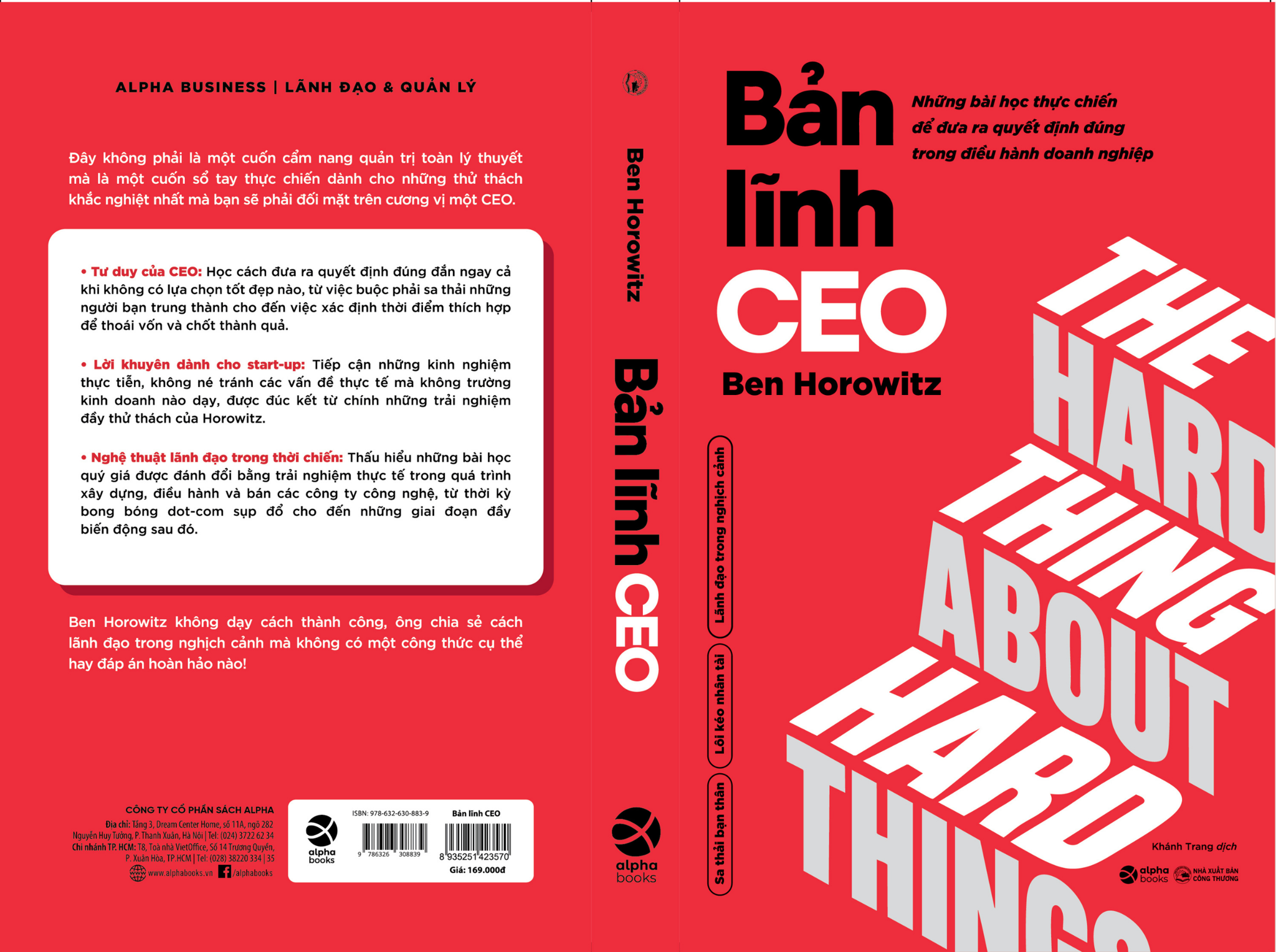 BẢN LĨNH CEO – LÀM GÌ KHI DOANH NGHIỆP KHÔNG CÒN LỰA CHỌN DỄ DÀNG?