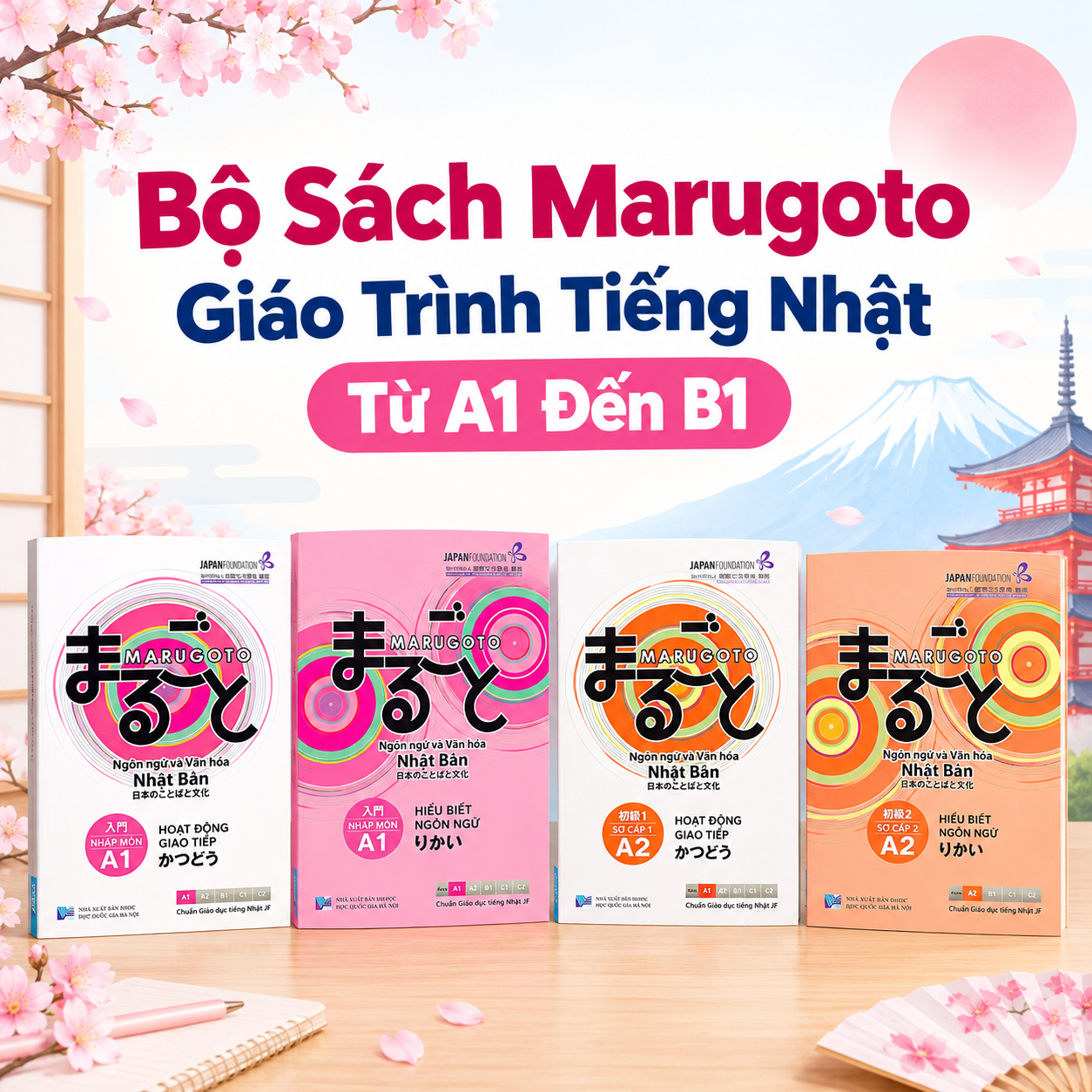 Giới Thiệu Bộ Sách Marugoto – Giáo Trình Tiếng Nhật Từ A1 Đến B1