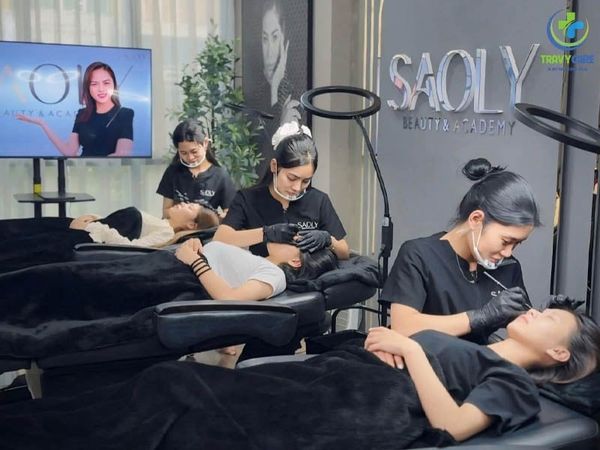 Hình ảnh sảnh đón&nbsp; tại Sao Ly Beauty.