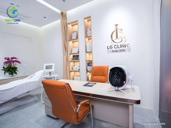 không gian sảnh đợi của cơ sở LG clinic