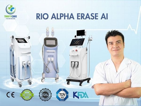 Công nghệ Rio Alpha Erase AI hiện đại được áp dụng tại địa chỉ triệt râu uy tín cho nam giới.
