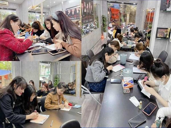 Hình ảnh học viên học tại Thẩm mỹ Rio