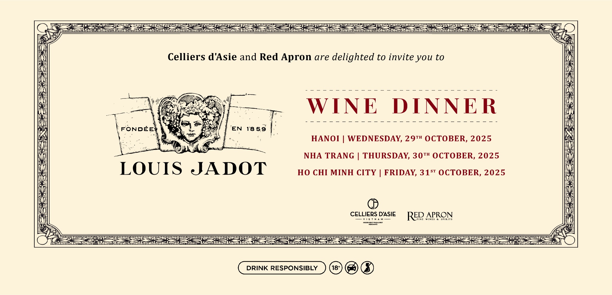 (TBC) NHA TRANG - LOUIS JADOT WINE DINNER | NHA TRANG MARRIOTT RESORT & SPA