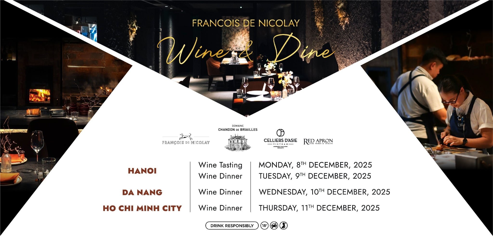 HÀ NỘI - TIỆC TỐI FRANCOIS DE NICOLAY | CUGINI RISTORANTE ITALIANO
