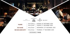 HANOI - FRANCOIS DE NICOLAY WINE DINNER | CUGINI RISTORANTE ITALIANO