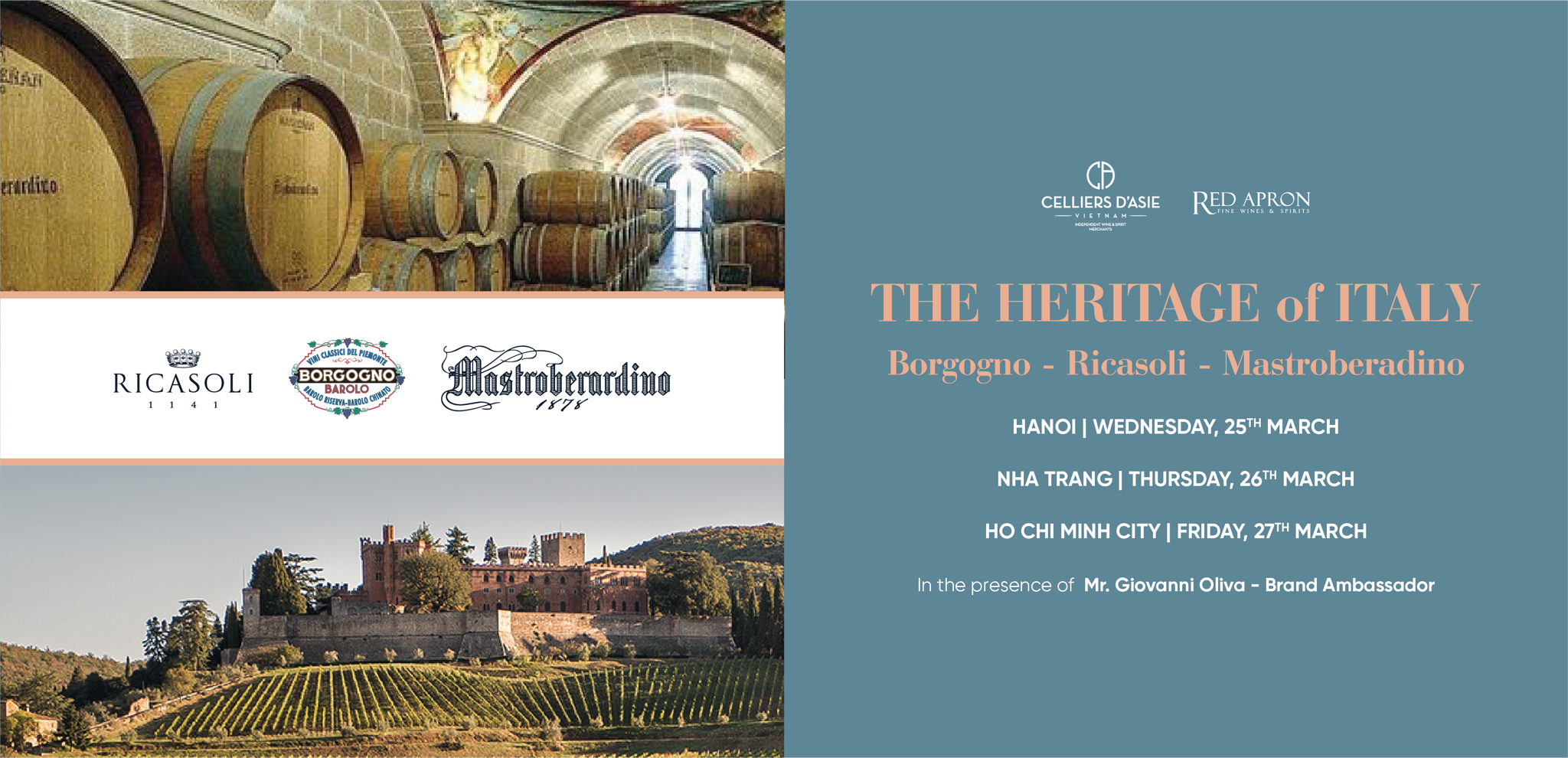 HAN - THE HERITAGE OF ITALY WINE DINNER | LA TABLE HANOIA