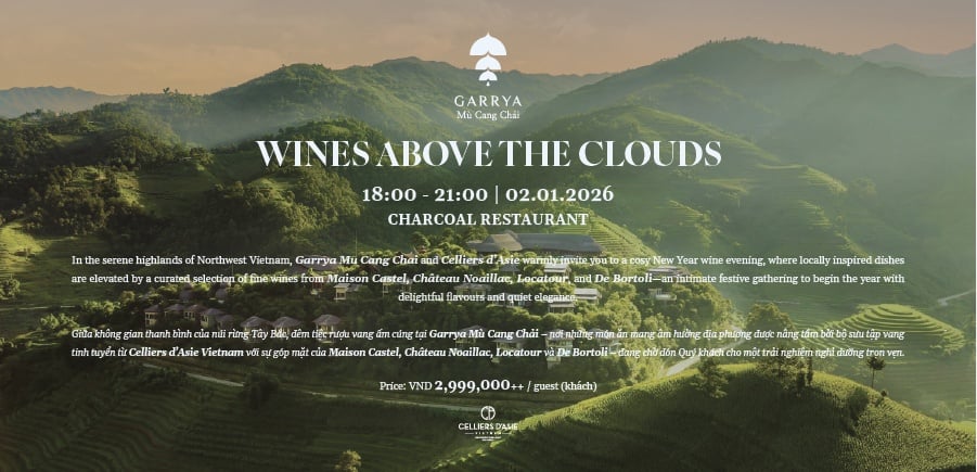 LÀO CAI - TIỆC TỐI WINES ABOVE THE CLOUDS | GARRYA MÙ CANG CHẢI