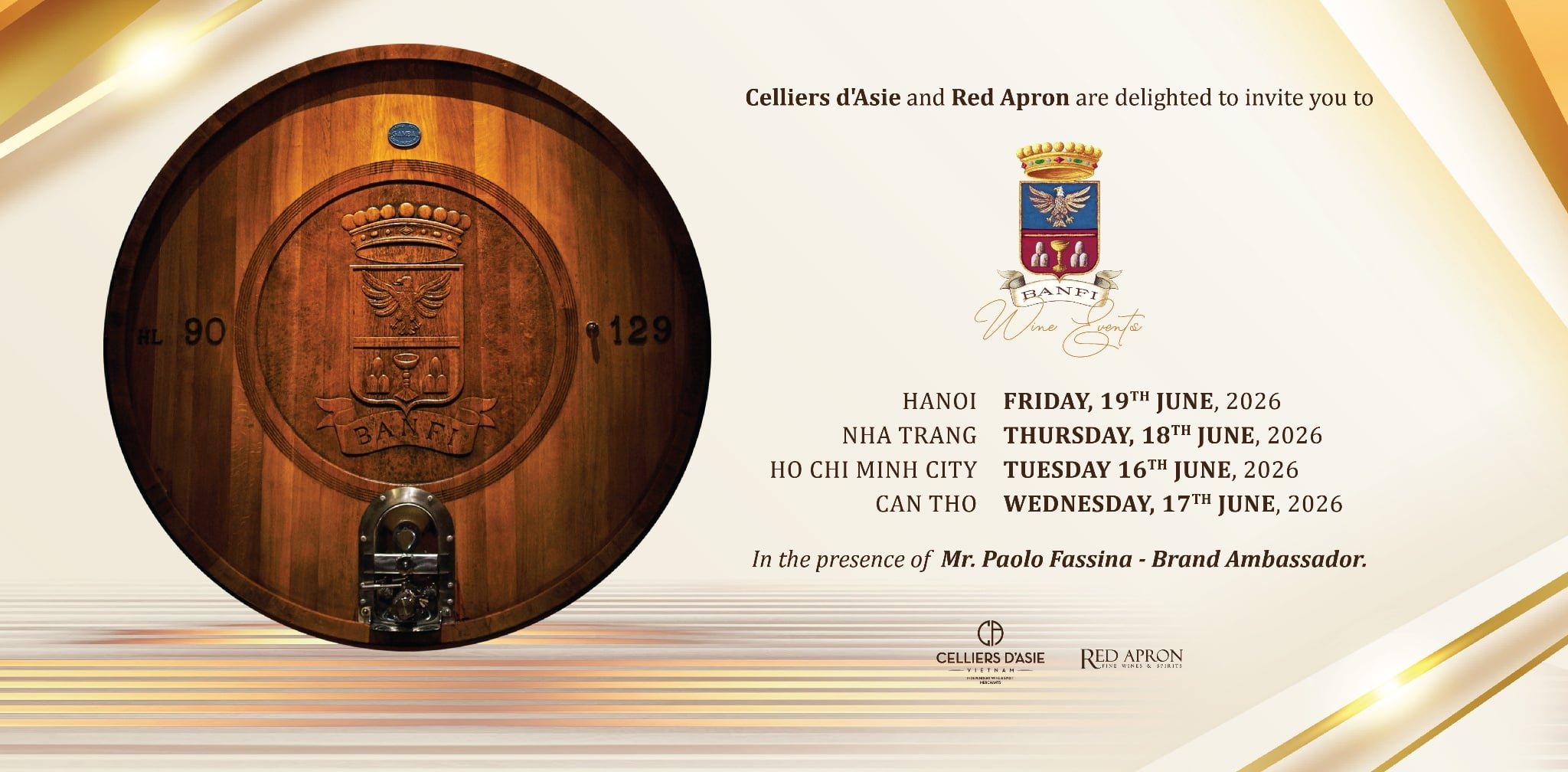 NHA TRANG - BANFI WINE DINNER | HYATT REGENCY NHA TRANG