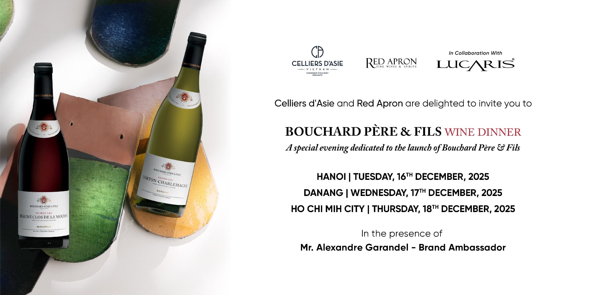 HÀ NỘI - TIỆC TỐI BOUCHARD PÈRE & FILS | SOFITEL LEGEND METROPOLE HANOI