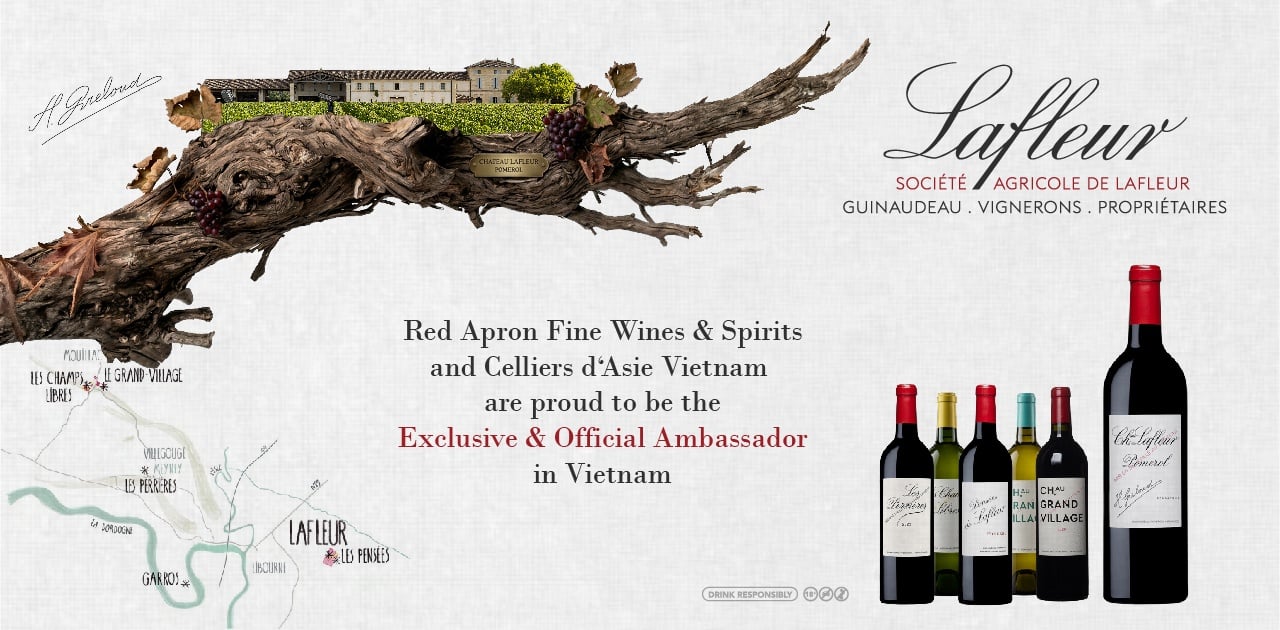 RED APRON TRỞ THÀNH ĐẠI SỨ CHÍNH THỨC CỦA CHÂTEAU LAFLEUR TẠI VIỆT NAM
