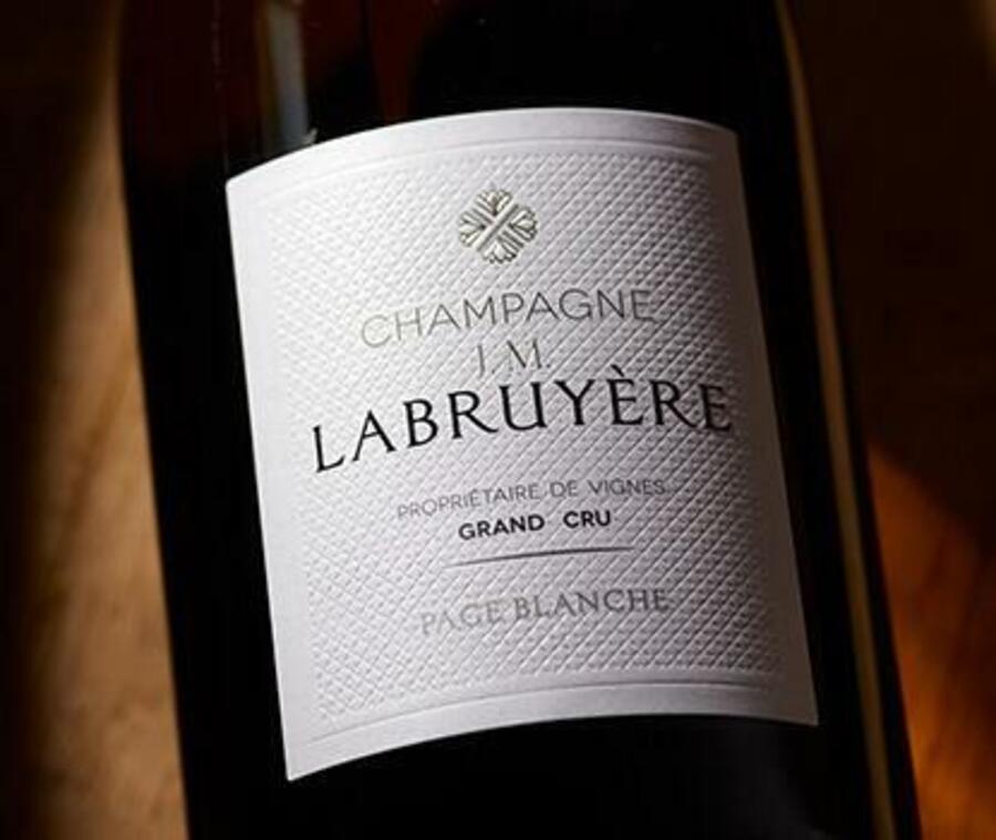 Chai Champagne JM Labruyere Page Blanche Blanc de Blancs Grand Cru