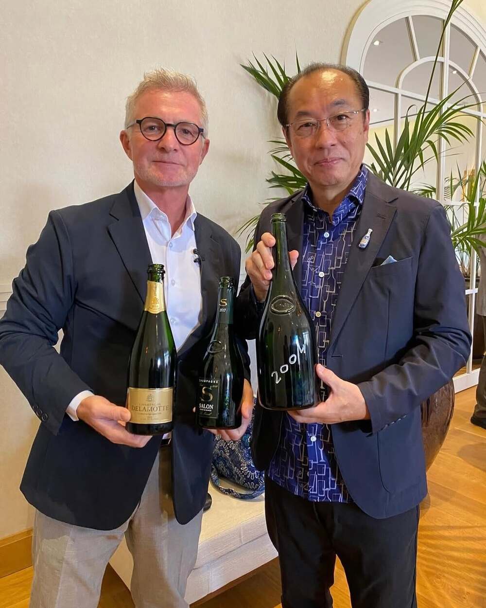 Champagne Delamotte có giá trị sưu tầm, có tiềm năng lưu trữ.