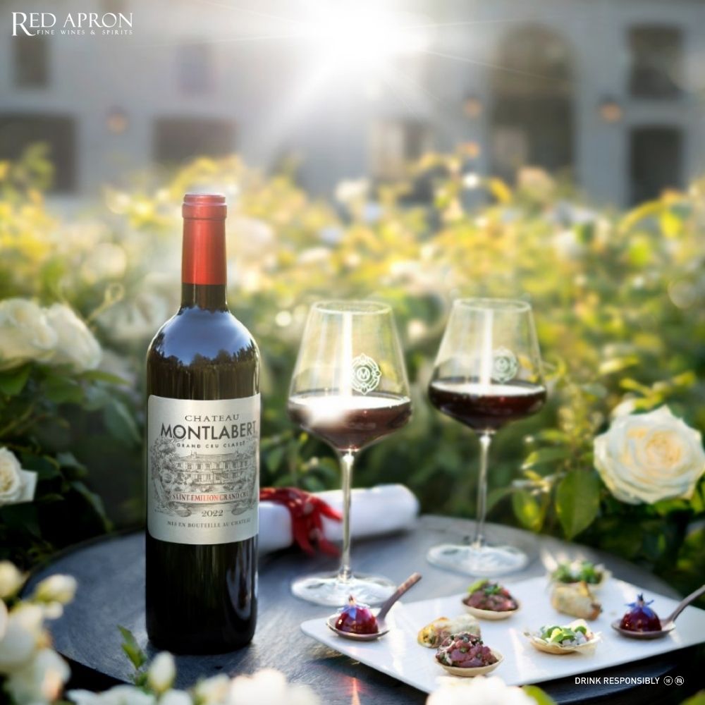 Bộ sưu tập các niên vụ Chateau Montlabert Saint Emilion Grand Cru tại Red Apron