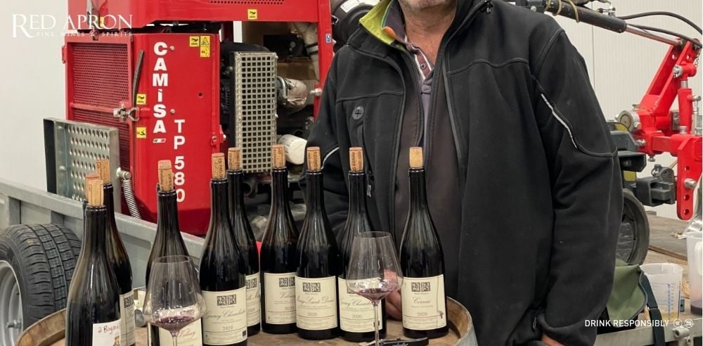 Chai Mark Haisma từ Cote de Nuits như Chambolle‑Musigny hoặc Morey‑Saint‑Denis 1er Cru.