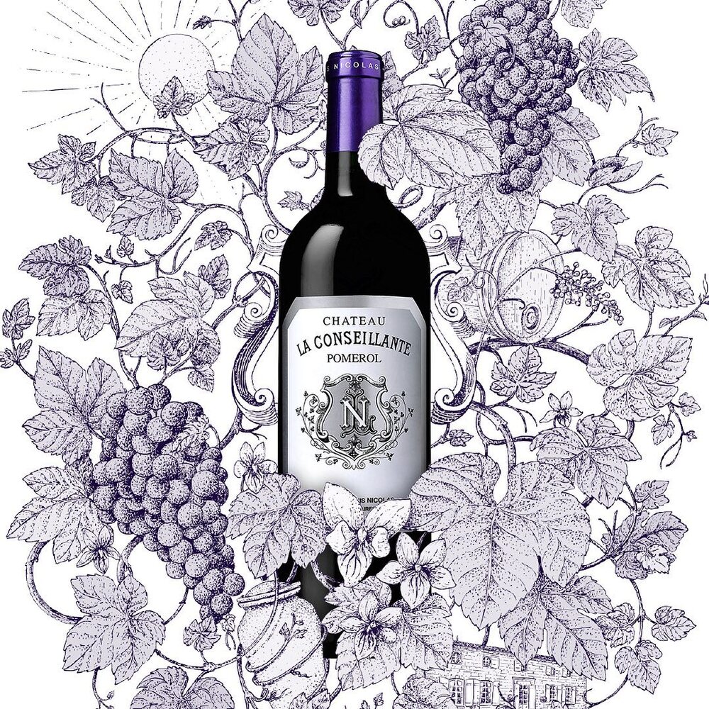Điền trang Château La Conseillante ở Pomerol, phong cách tinh tế.