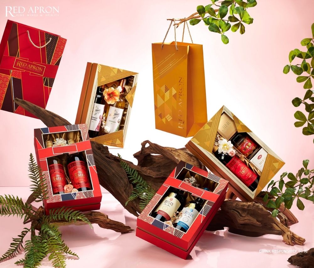 Giỏ quà tết cho đồng nghiệp sang trọng tại Red Apron