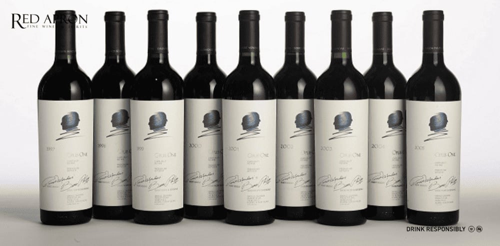 Rượu vang Opus One Napa Valley giá trên 10 triệu.