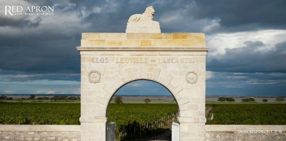 Chateau Léoville Las Cases tại Saint Julien, gần ranh giới Pauillac.