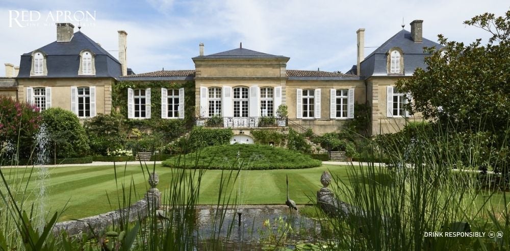 Kiến trúc château ở Saint Julien, biểu trưng lịch sử và danh tiếng vùng rượu Bordeaux.